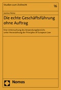 Cover: Die echte Gesch&auml;ftsf&uuml;hrung ohne Auftrag - Nomos