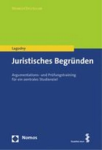 Abbildung von: Juristisches Begründen - Nomos