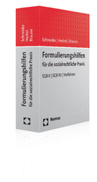 Abbildung von: Formulierungshilfen für die sozialrechtliche Praxis - Nomos