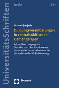Abbildung von: Duldungsvereinbarungen in zentralstädtischen Gemengelagen - Nomos