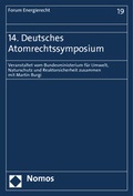 Abbildung von: 14. Deutsches Atomrechtssymposium - Nomos
