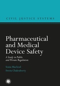 Cover: Pharmaceutical and Medical Device Safety - Hart/Beck