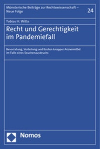 Abbildung von: Recht und Gerechtigkeit im Pandemiefall - Nomos