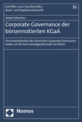 Abbildung von: Corporate Governance der börsennotierten KGaA - Nomos