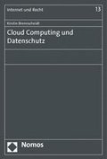 Cover: Cloud Computing und Datenschutz - Nomos