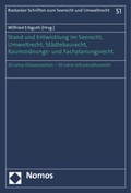Abbildung von: Stand und Entwicklung im Seerecht, Umweltrecht, Städtebaurecht, Raumverordnungs- und Fachplanungsrecht - Nomos