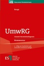 Cover: UmwRG: Umwelt-Rechtsbehelfsgesetz - Erich Schmidt Verlag