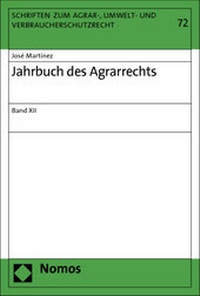 Abbildung von: Jahrbuch des Agrarrechts - Nomos