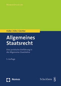 Enlarge image Cover: Allgemeines Staatsrecht - Nomos