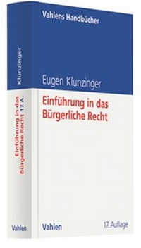 Abbildung von: Einführung in das Bürgerliche Recht - Vahlen