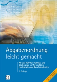 Abbildung von: Abgabenordnung - leicht gemacht - Ewald v. Kleist-Verlag