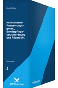 Cover: Krankenhausfinanzierungsgesetz, Bundespflegesatzverordnung und Folgerecht - KSV Medien