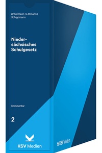 Abbildung von: Niedersächsisches Schulgesetz - Kommunal- und Schul-Verlag