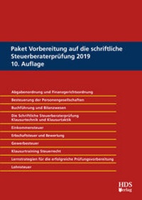 Abbildung von: Paket Vorbereitung auf die schriftliche Steuerberaterprüfung 2019 - HDS