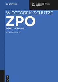 Enlarge image Cover: §§ 724-802l - De Gruyter