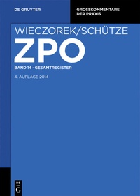 Abbildung von: Gesamtregister - De Gruyter