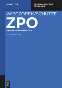 Enlarge image Cover: Gesamtregister - De Gruyter