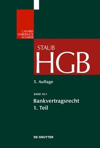 Abbildung von: Bankvertragsrecht 1 - De Gruyter