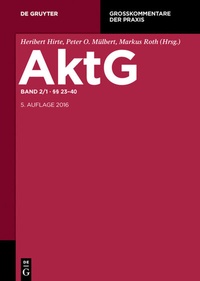 Abbildung von: §§ 23-40 - De Gruyter