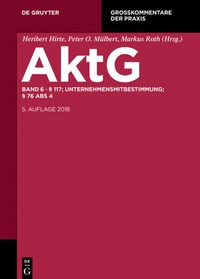 Abbildung von: § 117; MitbestR; Nachtrag § 76 Abs 4 - De Gruyter