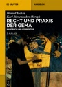 Cover: Recht und Praxis der GEMA - De Gruyter