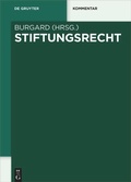 Cover: Stiftungsrecht - De Gruyter