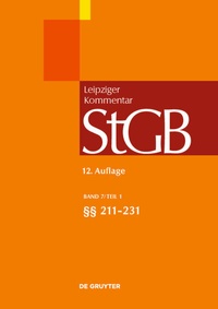 Enlarge image Cover: §§ 211-231 - De Gruyter