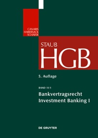 Abbildung von: Bankvertragsrecht - De Gruyter