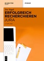 Bild: Erfolgreich recherchieren Jura - De Gruyter Saur