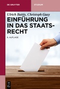 Cover: Einf&uuml;hrung in das Staatsrecht - De Gruyter