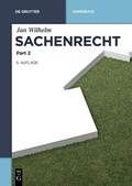 Cover: Sachenrecht - De Gruyter