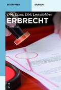 Cover: Erbrecht - De Gruyter