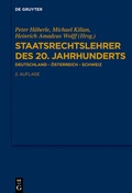 Cover: Staatsrechtslehrer des 20. Jahrhunderts - De Gruyter