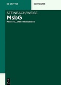 Cover: Messstellenbetriebsgesetz - De Gruyter