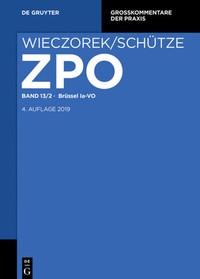Abbildung von: BRÜSSEL Ia-VO - De Gruyter