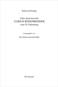 Abbildung von: Recht und Energie - De Gruyter