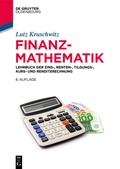 Cover: Finanzmathematik - De Gruyter Oldenbourg