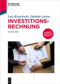 Abbildung von: Investitionsrechnung - De Gruyter Oldenbourg