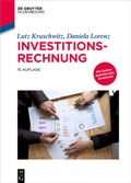 Cover: Investitionsrechnung - De Gruyter Oldenbourg