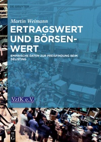 Abbildung von: Ertragswert und Börsenwert - De Gruyter