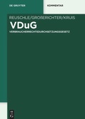 Cover: VDuG - De Gruyter