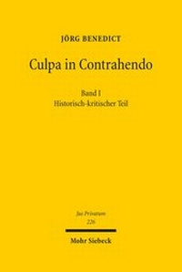 Bild: Culpa in Contrahendo - Mohr Siebeck