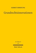Cover: Grundrechtsinnovationen - Mohr Siebeck