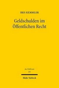 Abbildung von: Geldschulden im OEffentlichen Recht - Mohr Siebeck