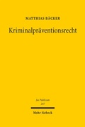 Cover: Kriminalpr&auml;ventionsrecht - Mohr Siebeck