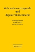 Cover: Verbrauchervertragsrecht und digitaler Binnenmarkt - Mohr Siebeck