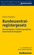 Cover: Bundeszentralregistergesetz - Kohlhammer