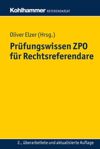 Abbildung von: Prüfungswissen ZPO für Rechtsreferendare - Kohlhammer