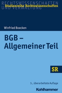 Bild: BGB - Allgemeiner Teil - Kohlhammer