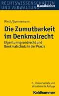 Cover: Die Zumutbarkeit im Denkmalrecht - Kohlhammer